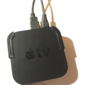 Wall-Mounted Bracket for Apple TV 2 and 3 - Space-Saving Wall Mount Holder