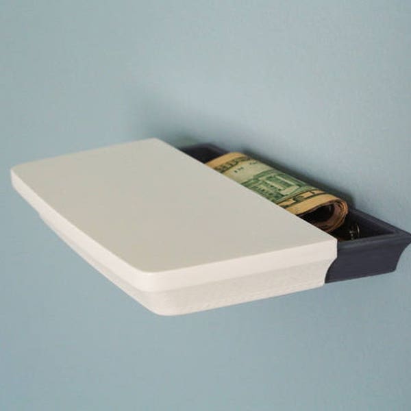 Secret Shelf | Hidden Shelf | Money Stash | Money box | Hidden storage | Gift for her |  | Home Decor | 3D Printed | Conceal | Wall Decor