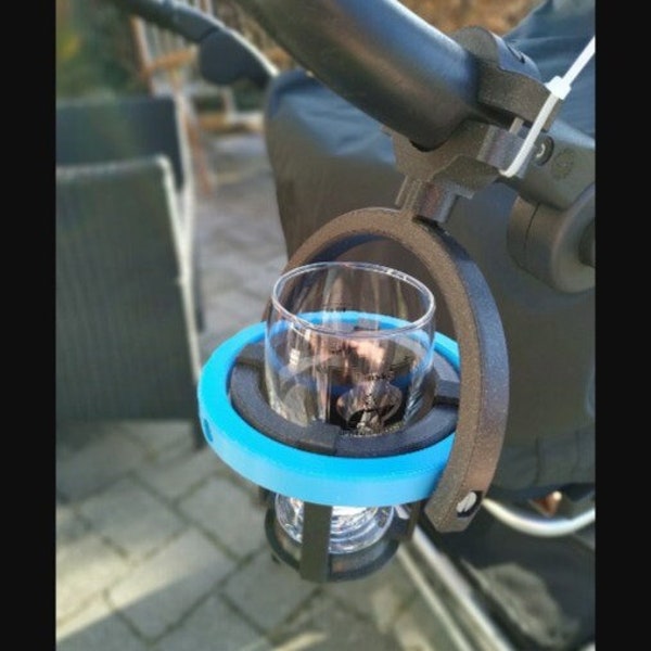 Mom Peace-of-Mind Self-Balancing Cup Holder - Stroller, Bike Compatible