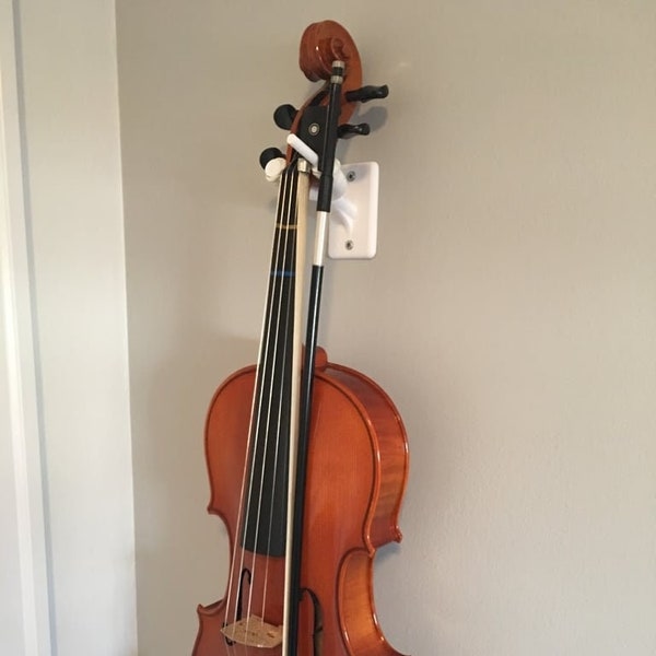 Supporto da parete per violino/viola e archetto: elegante display per strumenti