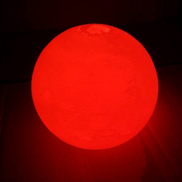 Mars Planet Night Lamp