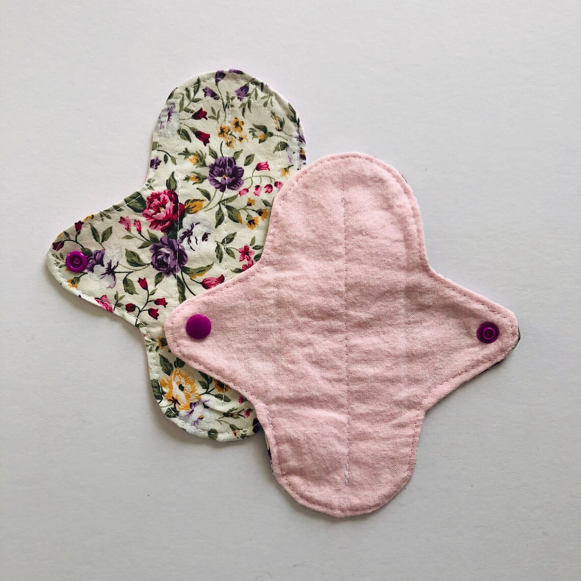 Reusable Washable Floral Panty Liners Set of 3 Etsy