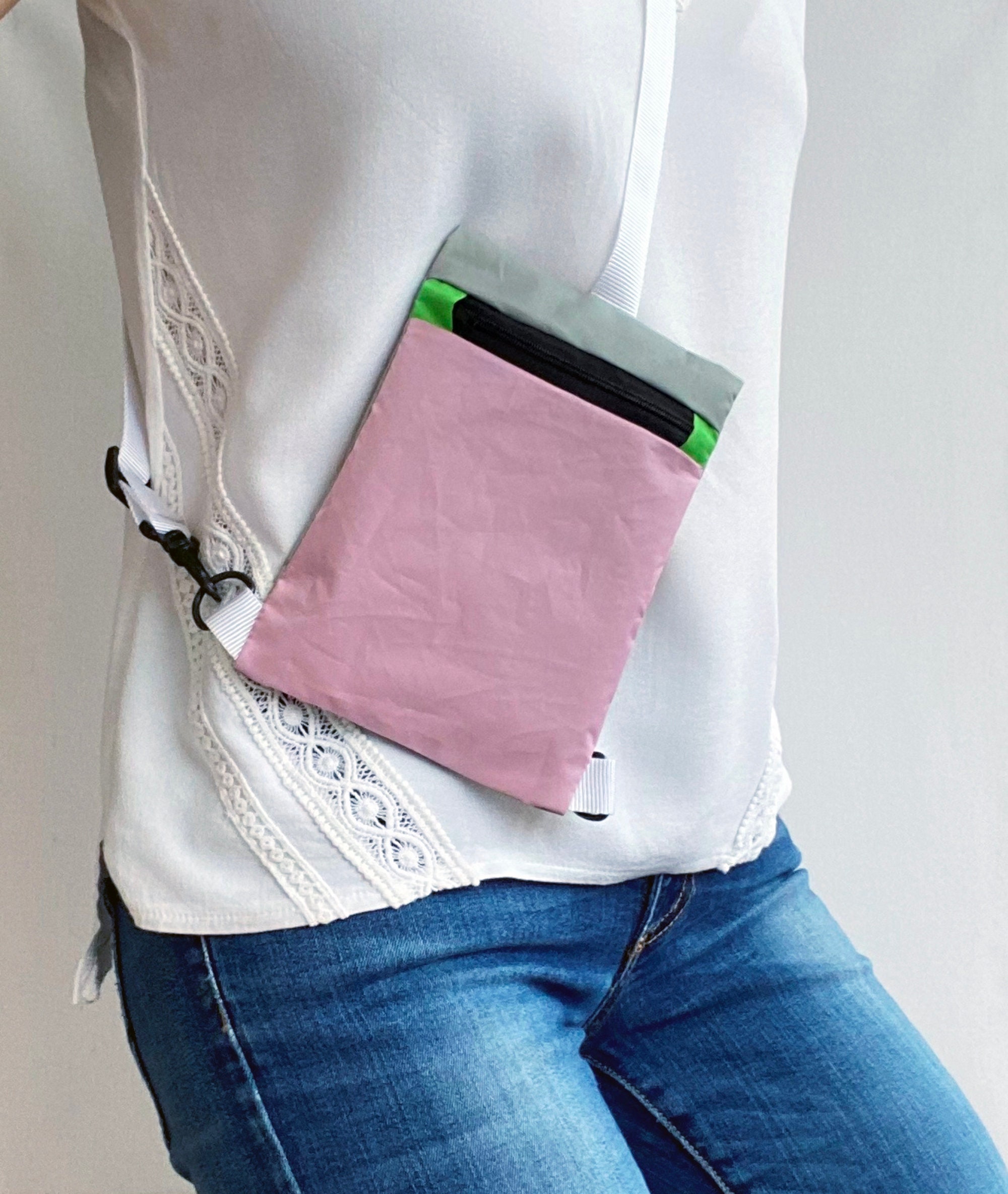 Nylon crossbody bag Minimalist crossbody small Small sling bag | Etsy