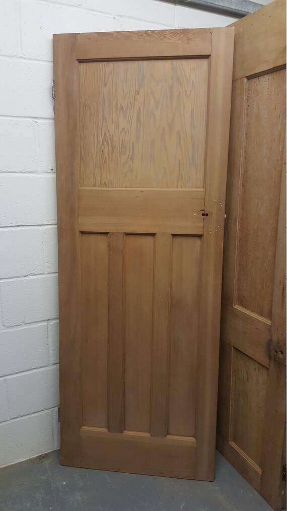 Original 1930 S Internal Pine Door Stripped And Sanded Collection Only
