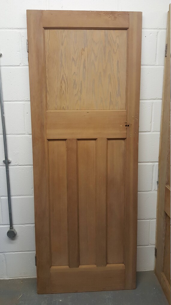 Original 1930 S Internal Pine Door Stripped And Sanded Collection Only