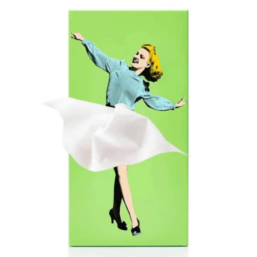 Vintage Pin up Girl Tissue Box Holder Etsy