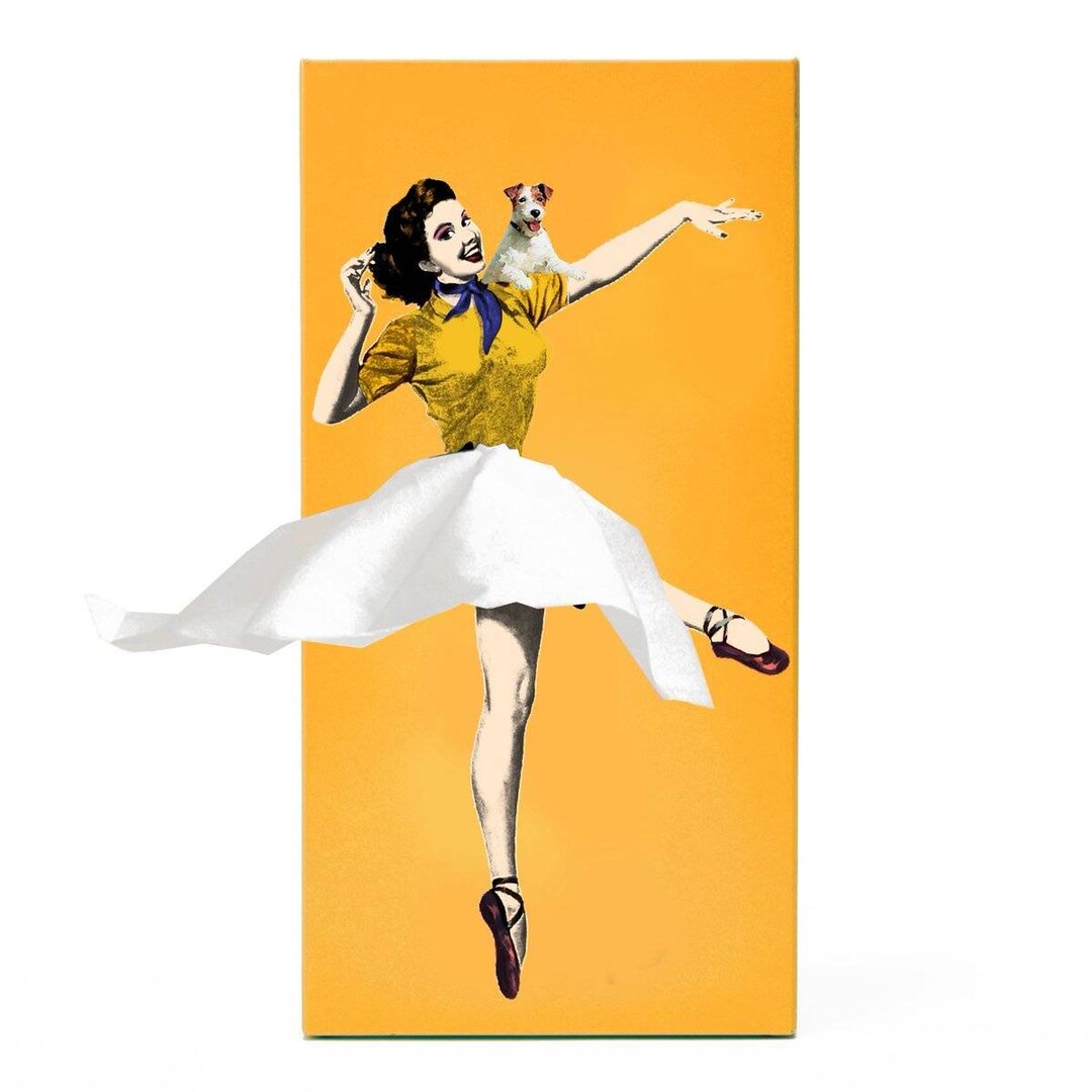 Vintage Pin up Girl Tissue Box Holder Etsy