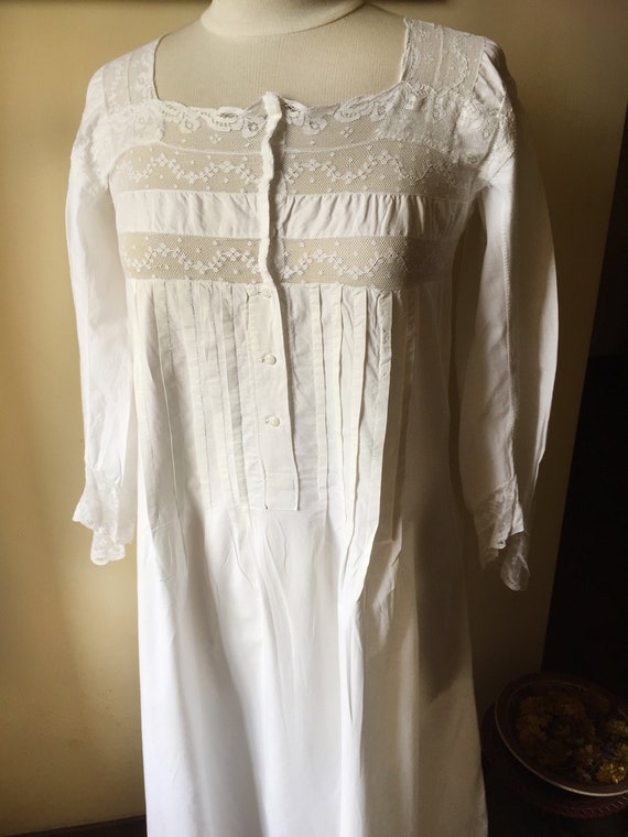 Antique french nightgown, Victorian, antique night