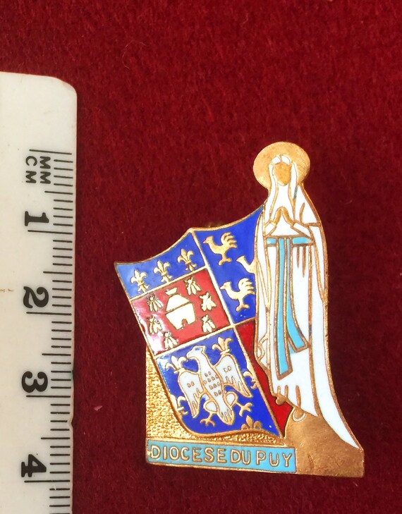 Broche Religieuse Ancienne En Argent - Occasion - Sans Marque - Pièce De Collection