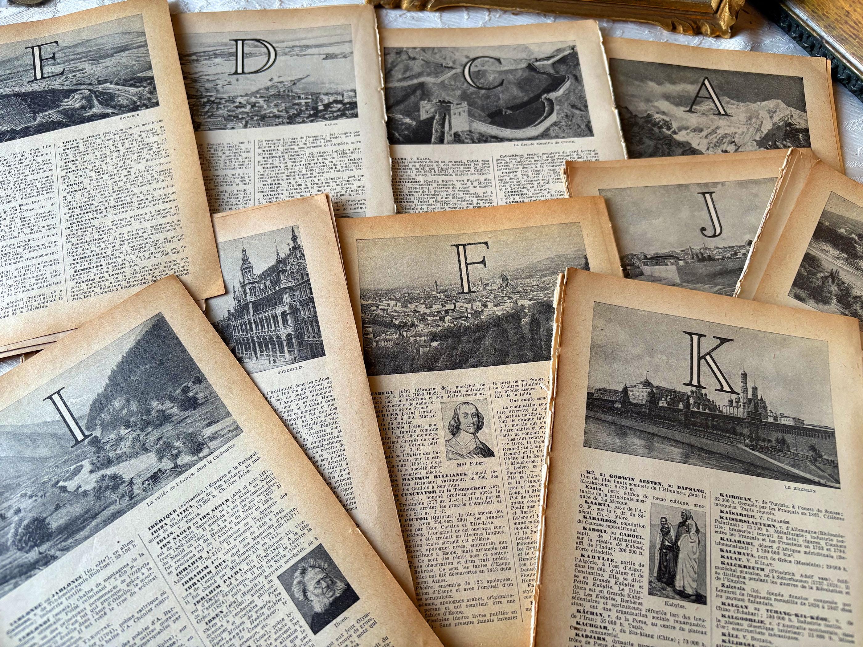 Vintage French Dictionary Pages, Antique Book Sheets for Junk Journal,  Ephemera Pack W Random Pick 20 Sheets, Collage Paper, Scrapbooking - Etsy  Israel