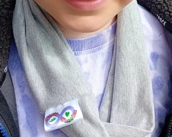 Chew Choobz Sensory Gaiter Snood ADHD Autism - Plain Colours Cotton Jersey - Organic Option