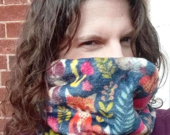 Neck Warmer Forest Friends Supersoft Cuddle Fleece Gaiter/Snood for ALL AGES