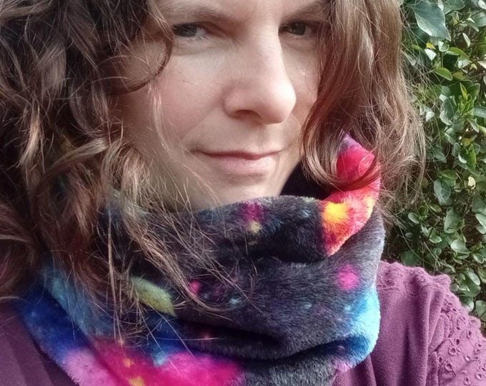 Space Stunner Neck Warmer Fleece Gaiter/Snood for All Ages