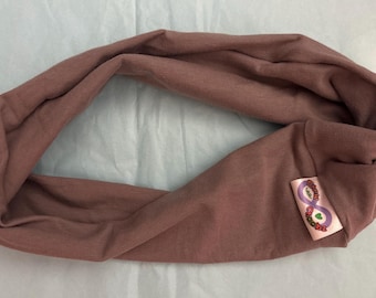 Chew Choobz Organic Cotton Sensory Gaiter Snood ADHD Autism - Plain Colours Jersey