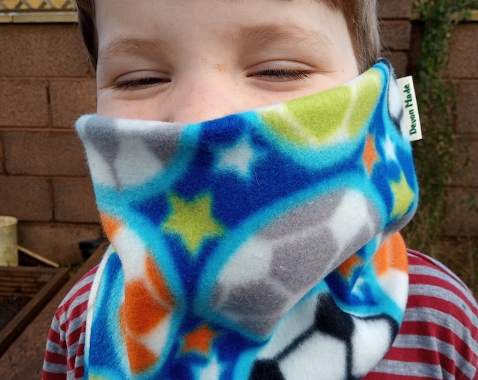 Football Soccer Neck Warmer Fleece Gaiter/Snood for Child