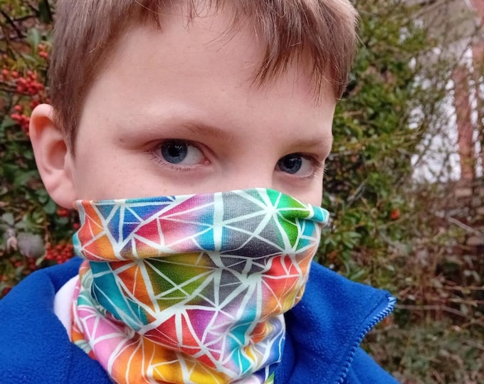 Stretchy Cotton Jersey Snood: Graffiti Pop, Music, Skate Patterns, All Ages