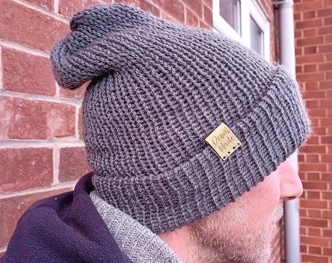 Classic Slouchy Beanie Hat Unisex Various Colours