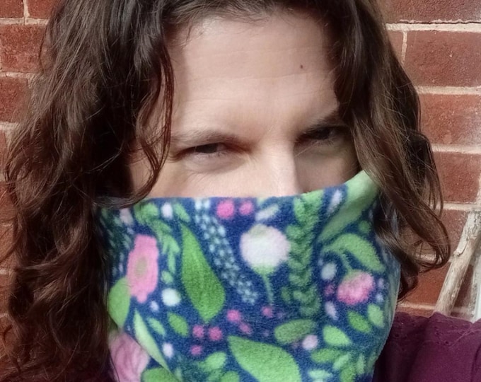 Neck Warmer Garden Flower Cosy Fleece Gaiter/Snood for ALL Ages