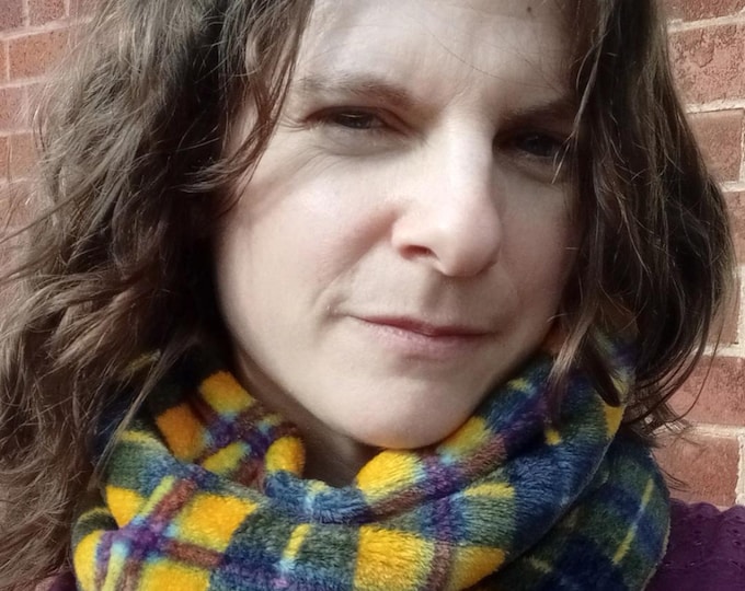 Neck Warmer Cornish Tartan Cuddle Fleece Snood for All Ages