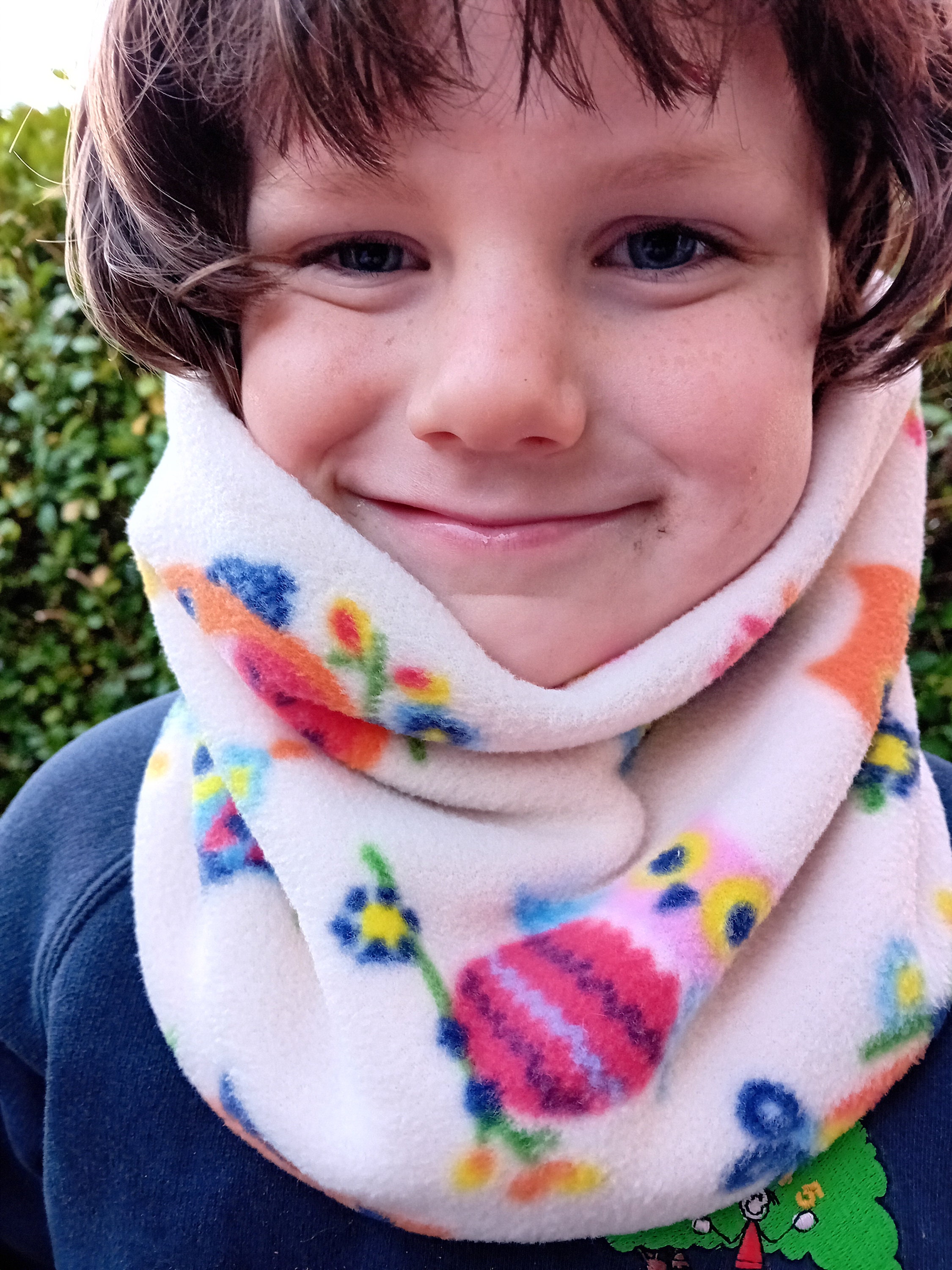 Owl Neck Warmer Fleece Gaiter/Cowl/Snood for Toddler, Child and Adult