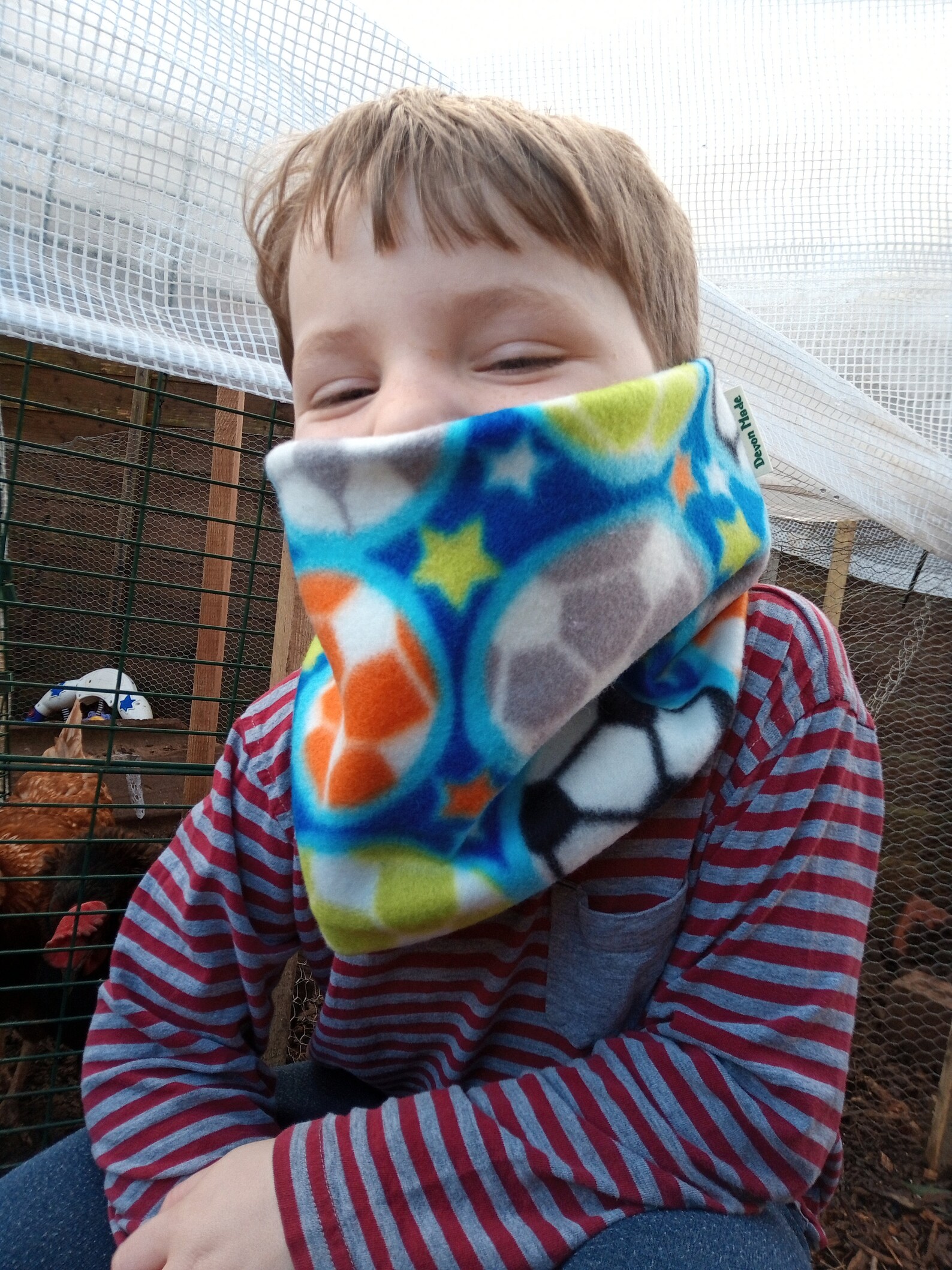 Football Soccer Neck Warmer Fleece Gaiter/cowl/snood for Etsy UK