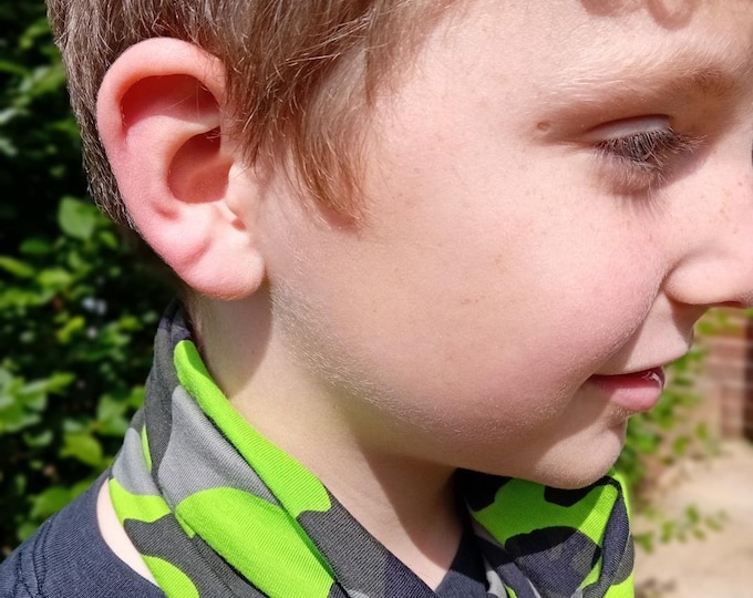 Chew Choobz Sensory Chew Gaiter – Camouflage Stretch Cotton Snood for ADHD/Autism