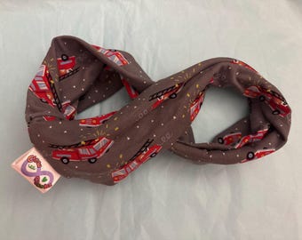 Chew Choobz Sensory Snood – Machine Themed - Cotton Jersey Chewable Neck Gaiter for Autism, ADHD