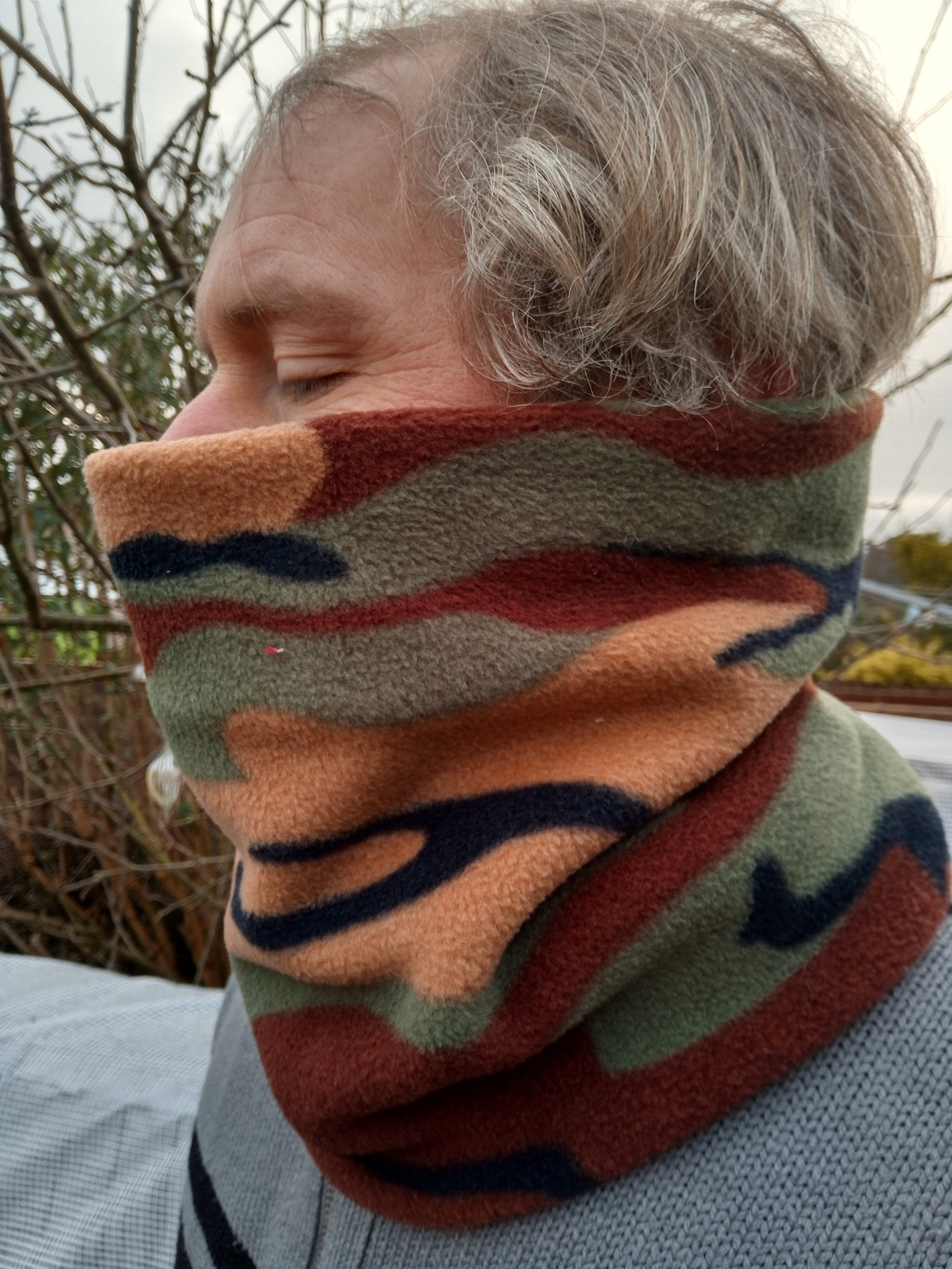 Jwelesy Camo Balaclava Face Mask Neck Gaiter Scarf for Men