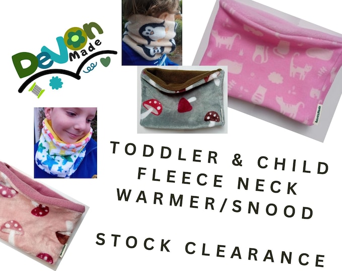 Toddler & Child LAST CHANCE DEALS Various Animal Neck Warmer Fleece Gaiter Snood