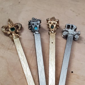 SE VENDE POR SEPARADO Bolígrafos vintage de coleccionistas franceses con extremos adornados