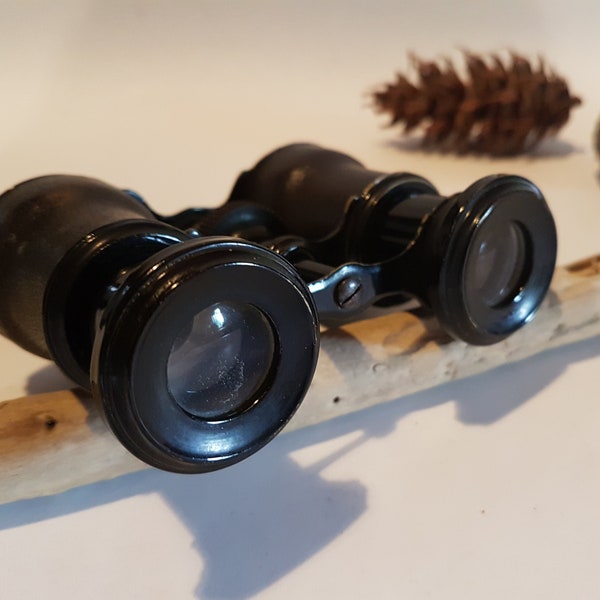 Antique French 'Louvre' Opera or Theatre Binoculars. Eveningware Binoculars Rustic Collectable Cabinet Curiosity. Race Day Binoculars Style.