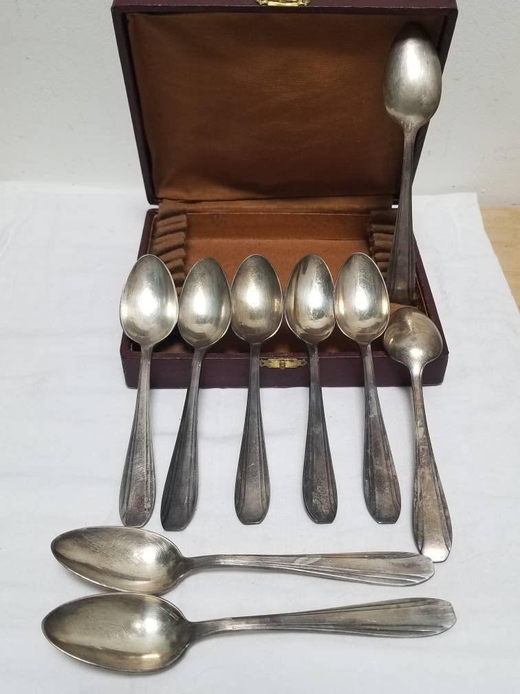 【A.E Poston】 コンソメスプーン 6本【シルバープレート】 A.E Poston】 コンソメスプーン 6本【シルバープレート】 - メルカリ