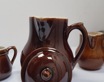 Vintage Brown Franciscan Hot Chocolate Pot – Clap That Glass