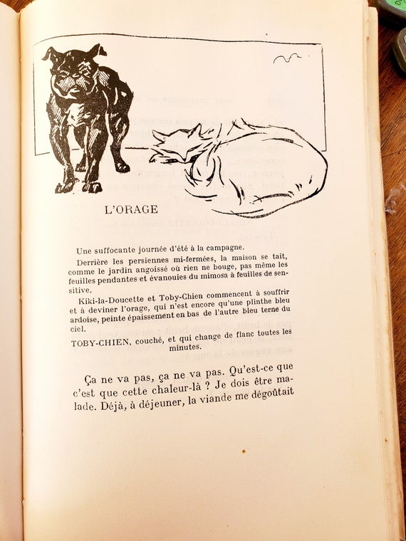 フランス語 ヴィンテージフランス語 1954 年 9 月 Dialogues De Bêtes
