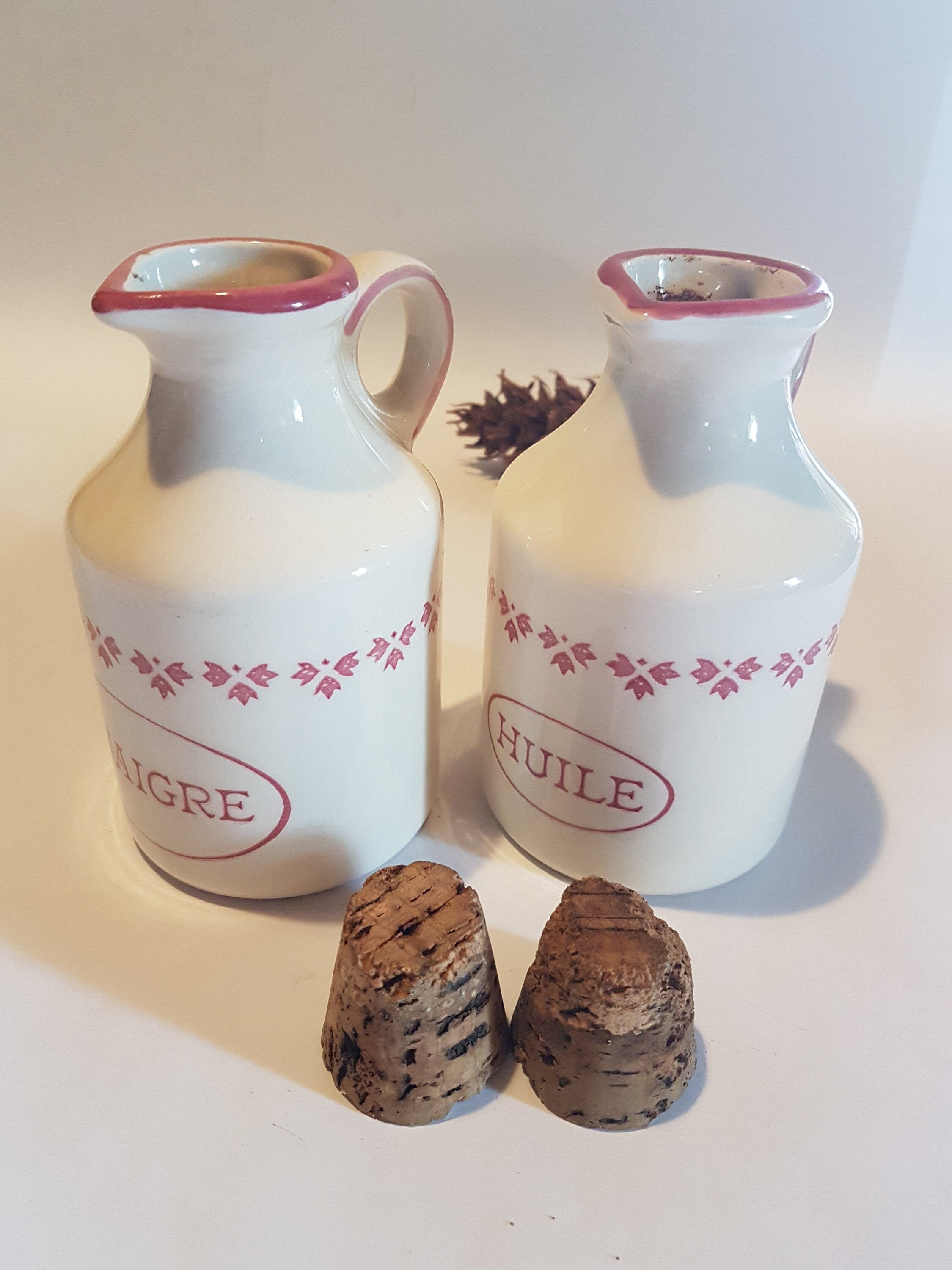 すぐる Vintage Schramberg SMF Oil and Vinegar Jars: German Kitchenalia - Etsy