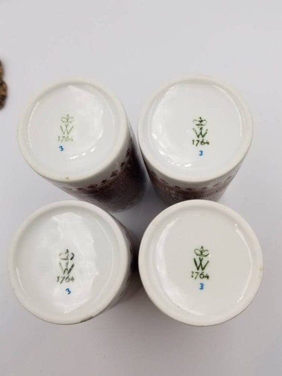 ヴィンテージ ヴァレンドルフ ドイツ磁器カップ：東ベルリンの街並み