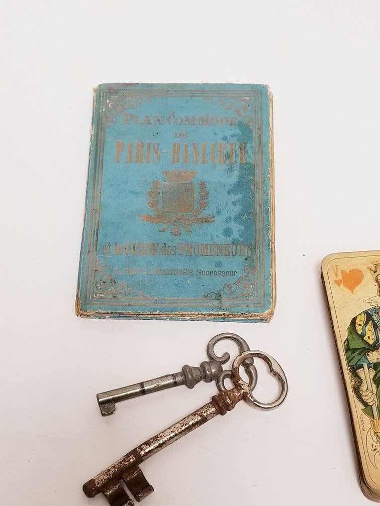 Français L Joly et A Maunier Paris Carte. Carte Du Guide de Marche 1923. La Carte Des Marcheurs 1923