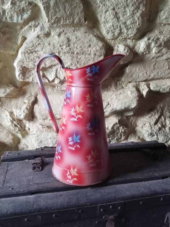 Antique Small Pitcher From France..cottage Cute 