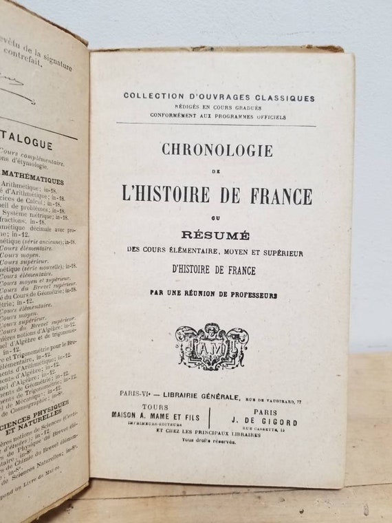 l'Histoire de France フランス語 Mon Histoire de France