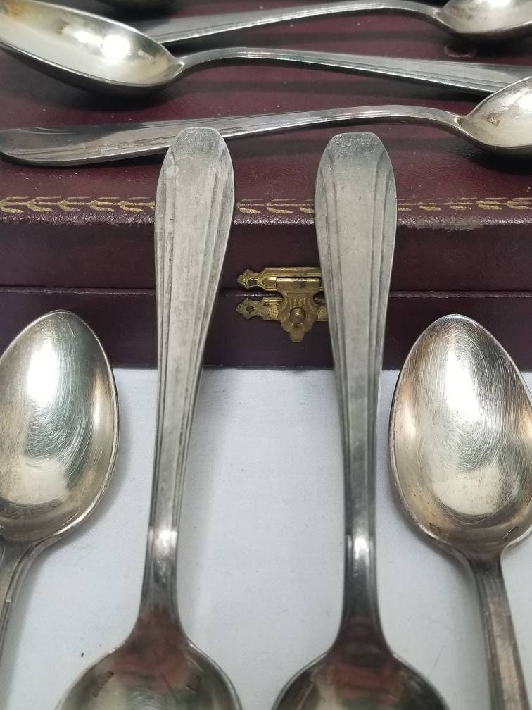 フランスアンティークヴィンテージAPOLLO スプーン6本銀食器