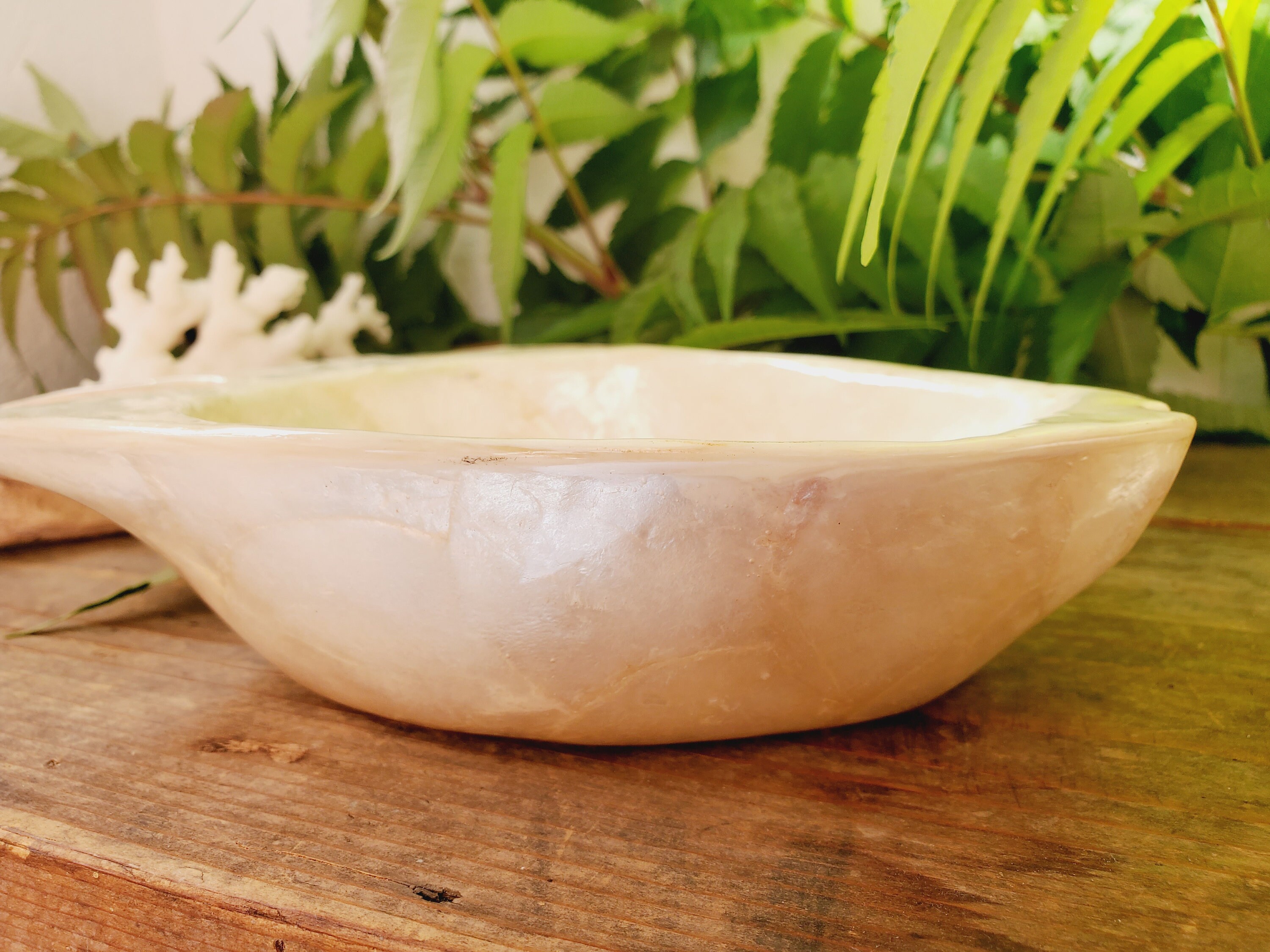 Vintage Capiz Shell Fish Trinket Bowl - Etsy