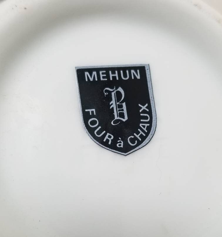 ヴィンテージ フランス製 ピリヴィユ磁器 ライオンヘッド スープボウル