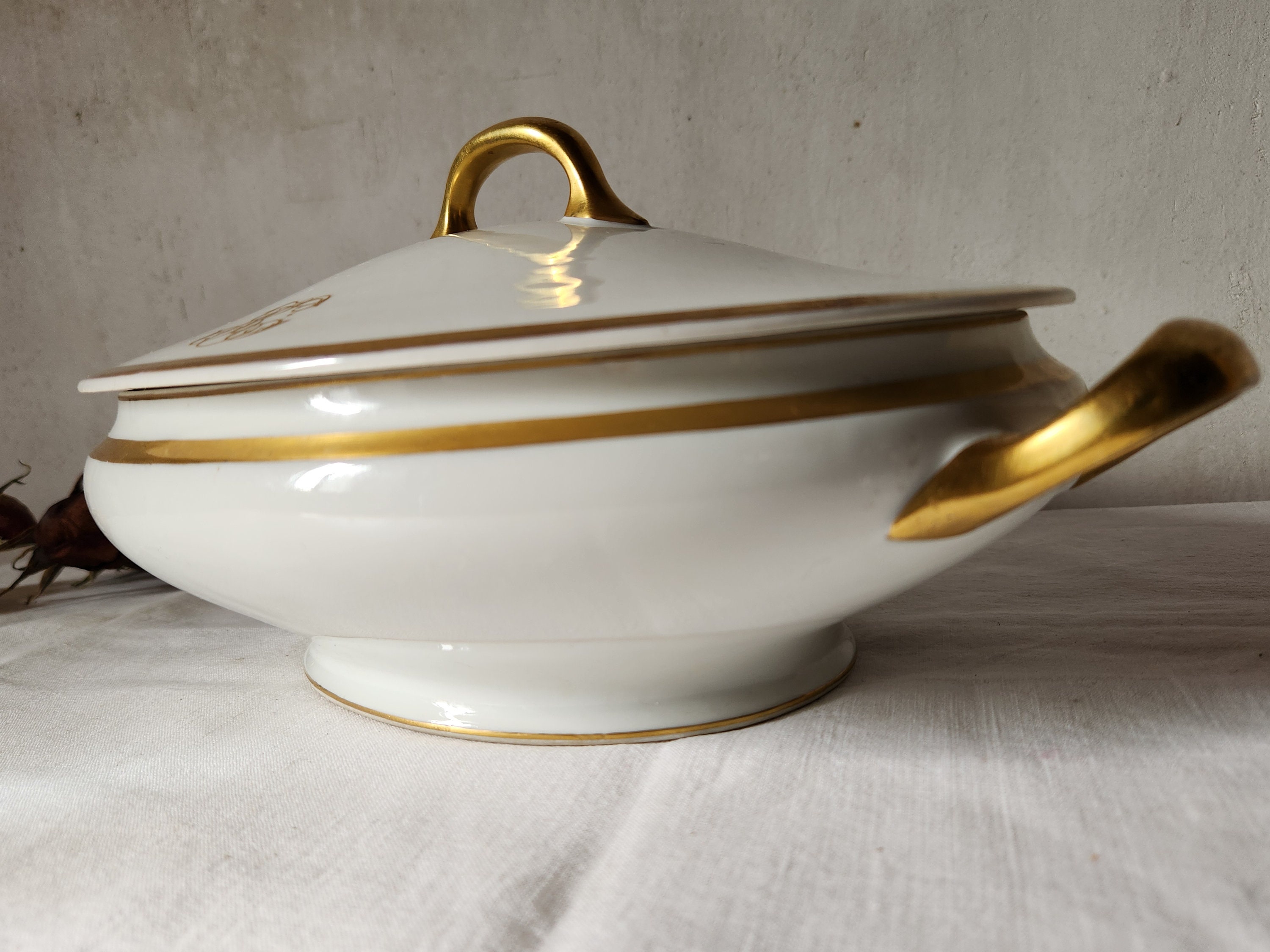 BERNARDAUD LIMOGES ベルナルド リモージュ スープチューリン アンティーク ベルナルドー リモージュ スープチューリン：1920年代