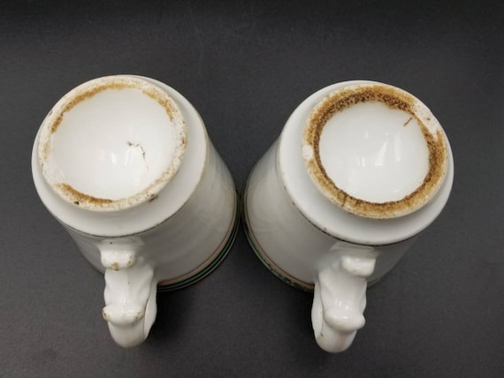 Antique French 2 Heavy Bistro Brulot Coffee Cups From Late - Etsy 日本