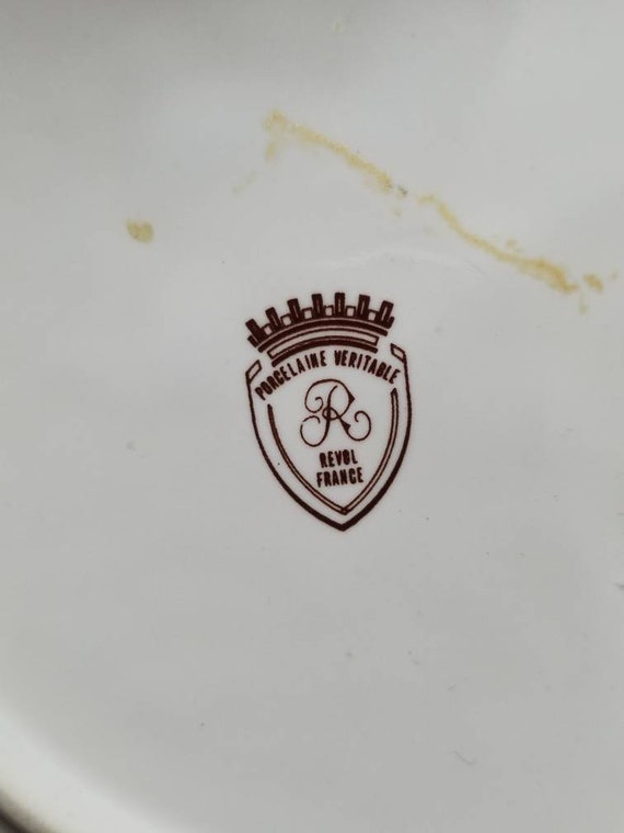 ANCIENNE ASSIETTE DÉCORATIVE en Porcelaine de Limoges Scène Galante FRAGONARD EUR 15,00
