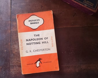 Vintage Penguin Books The Napoleon Of Notting Hill GK Chesterton 1946 Edition