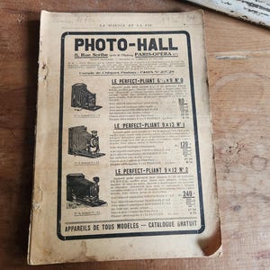 Antique 1925 La Science Et La Vie Brochure