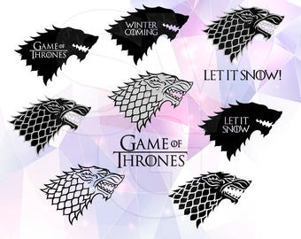 Dire Wolf Silhouette Etsy