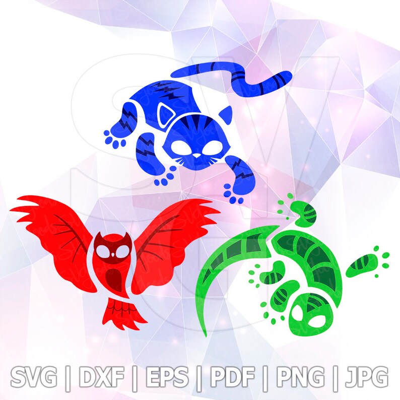 Download Pj Masks Gekko Owlette Gekko Bundle Svg Dxf Eps Layered Vector Cut Files Cricut Designs Silhouette Cameo Superhero Party Decoration Iron On Clip Art Art Collectibles