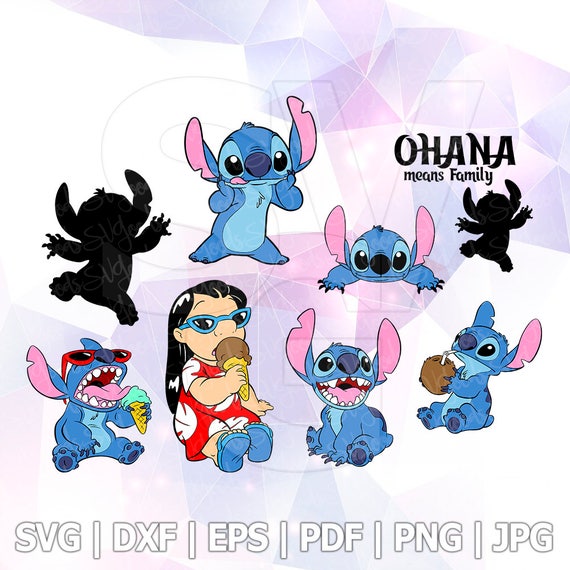 Download Lilo and Stitch SVG LAYERED Bundle Sale Ohana Disney ...